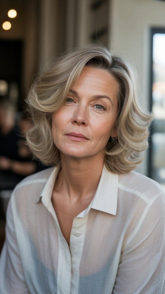 23. Textured Lob with Soft Waves