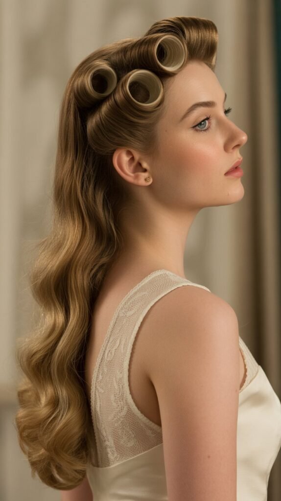 25. Vintage Pin Curls