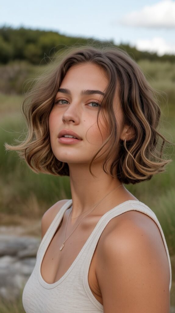 12. Wavy Bob for Fine Hair