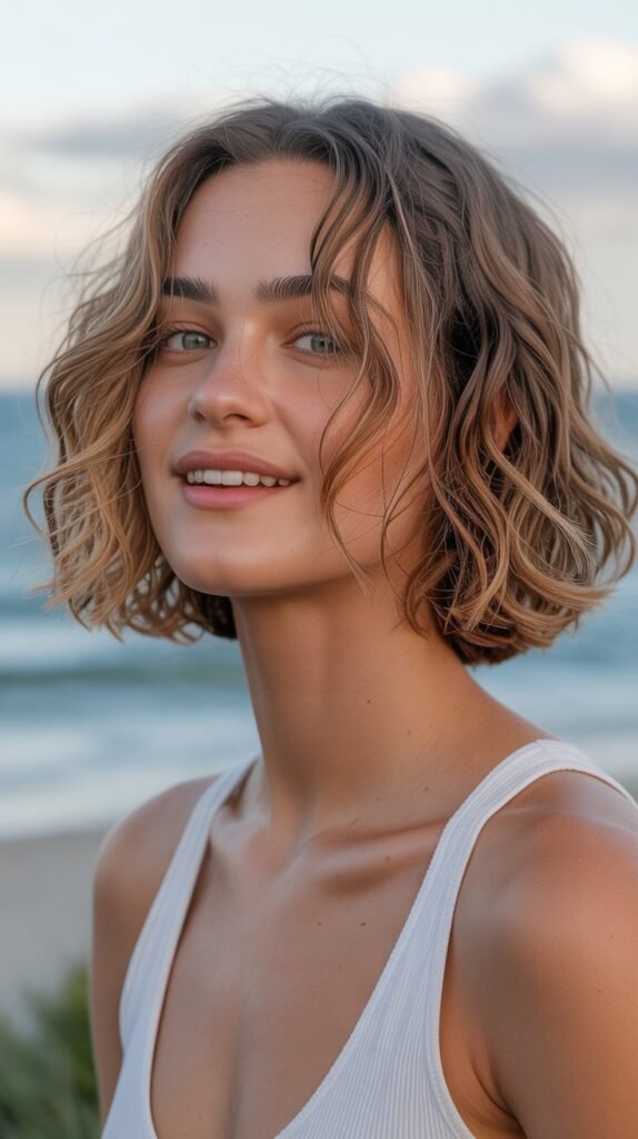 11. Wavy Textured Bob
