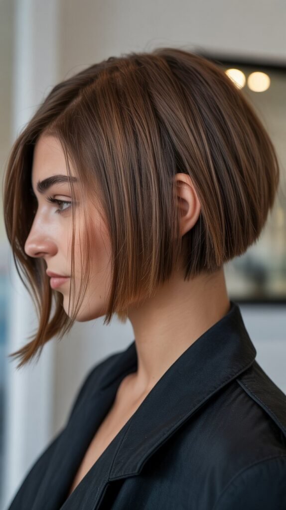 18. Choppy Bob with Graduated Back