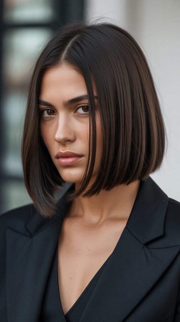 6. Blunt Cut Long Bob