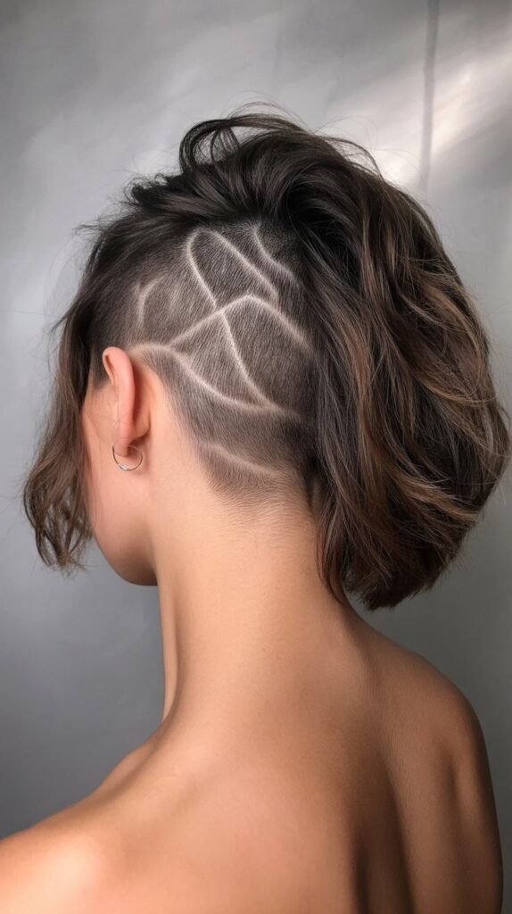 24. Choppy Bob with Nape Undercut