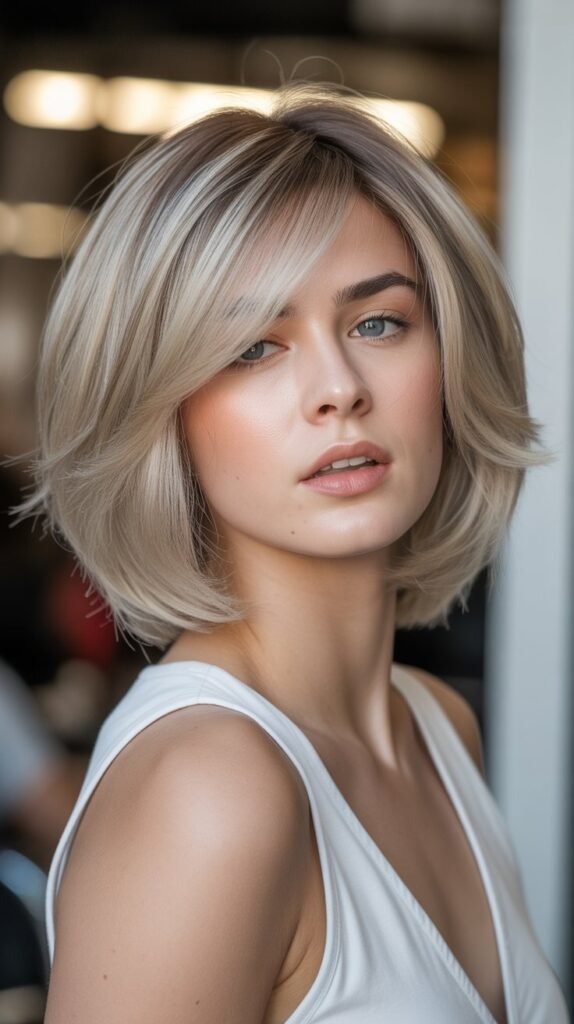  Layered Bob for Fine Hair