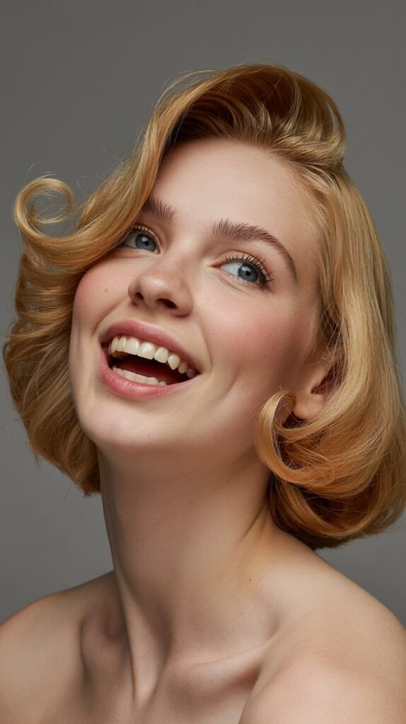 14. Flipped-Out Long Bob