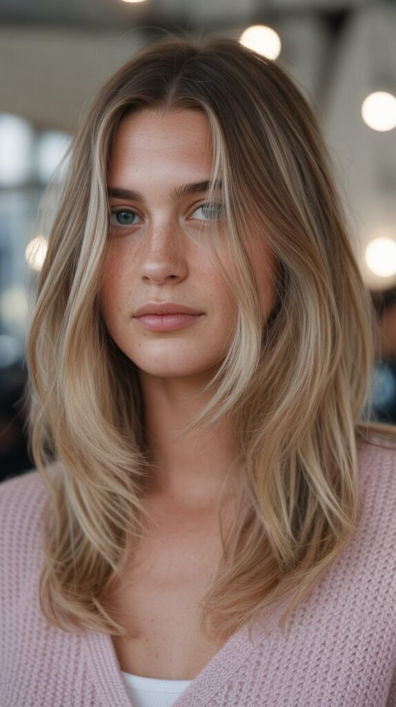 29. Long Bob with Babylights