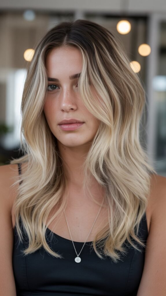 27. Rooted Blonde