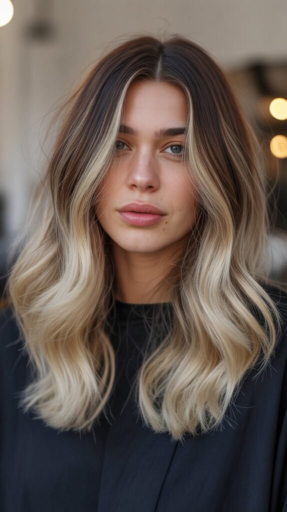 Long Bob with Ombré Color