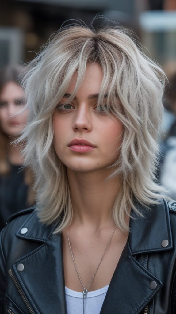  Long Bob with Shaggy Layers