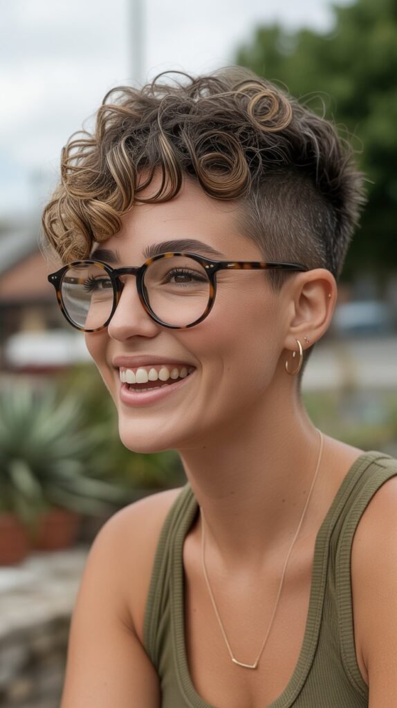 6. Curly Pixie Cut