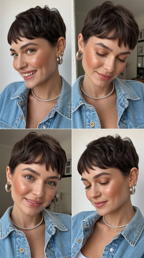 Mini Pixie with Micro Bangs