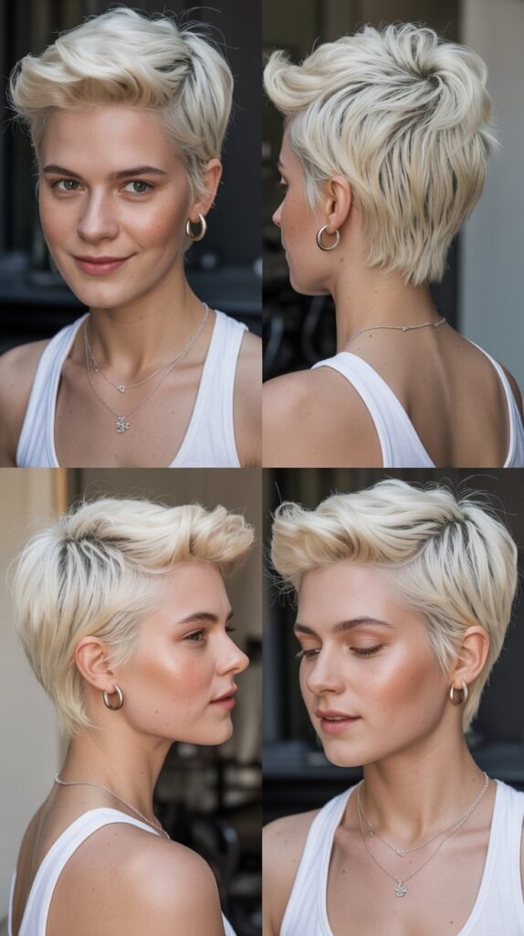 Platinum Blonde Mini Pixie