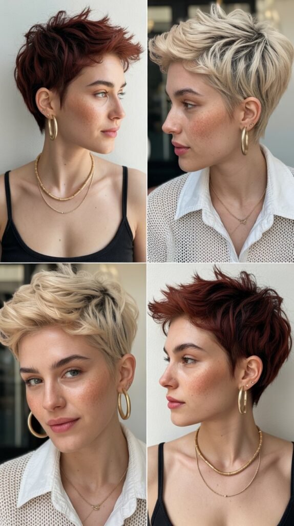 Spiky Textured Pixie