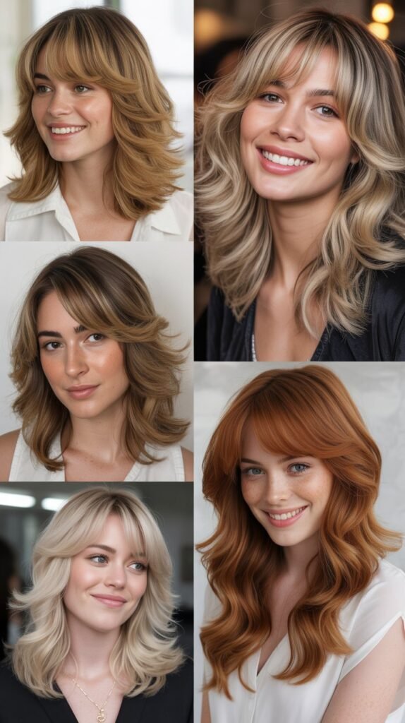 Curved Fringe with Romantic Waves