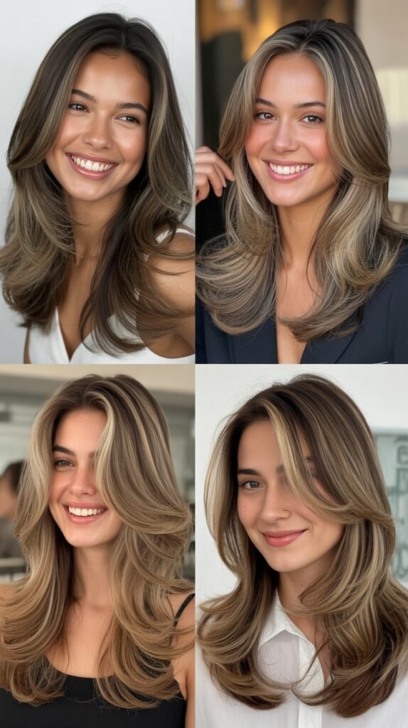 Long Layers with Subtle Highlights