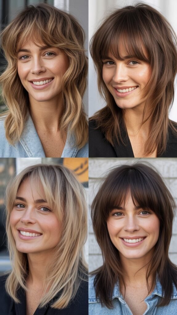 Textured Fringe with V-Cut Layers