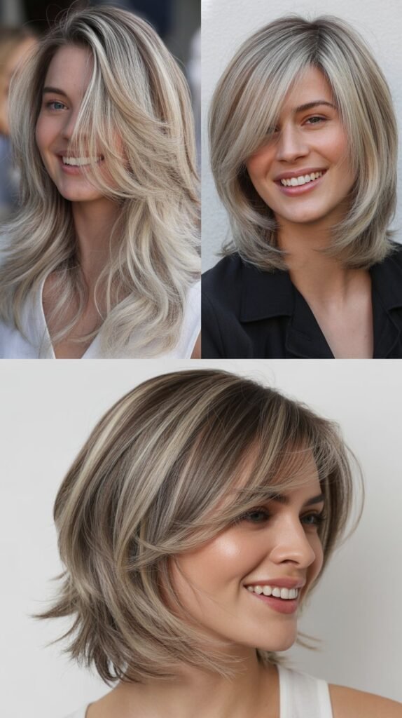 Pewter Blonde with Modern Layers