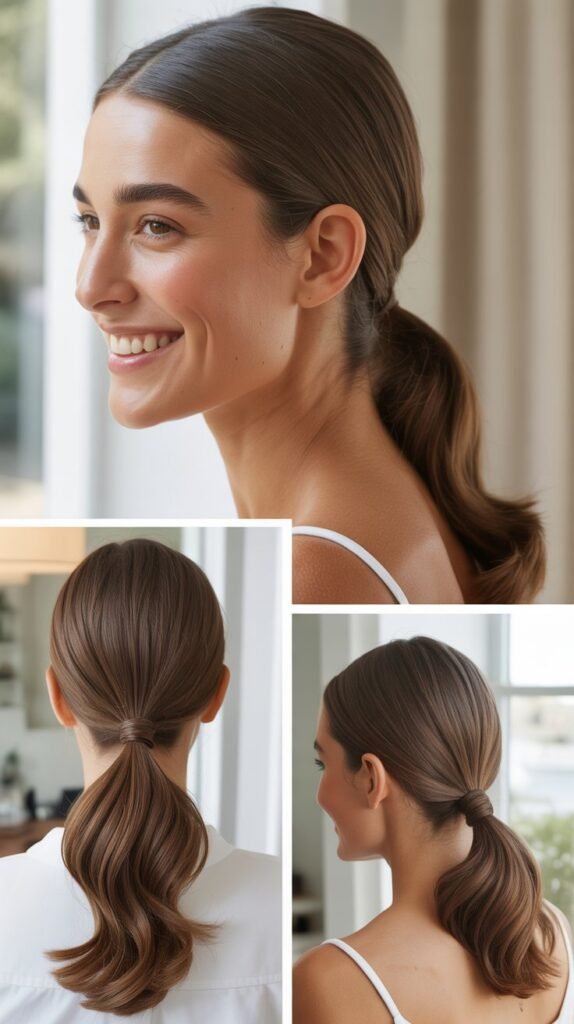 The Classic Low Ponytail