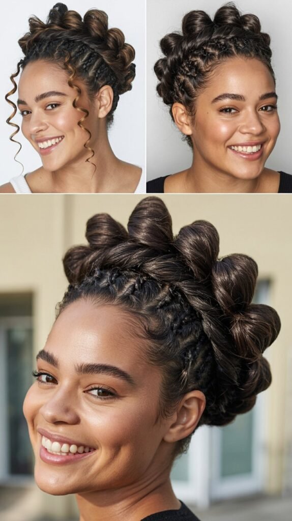 Twisted Halo Updo