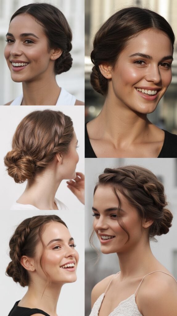 Half-Up Half-Down with Twist