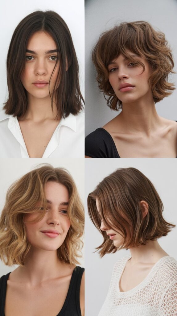 Lob with Wispy Layers