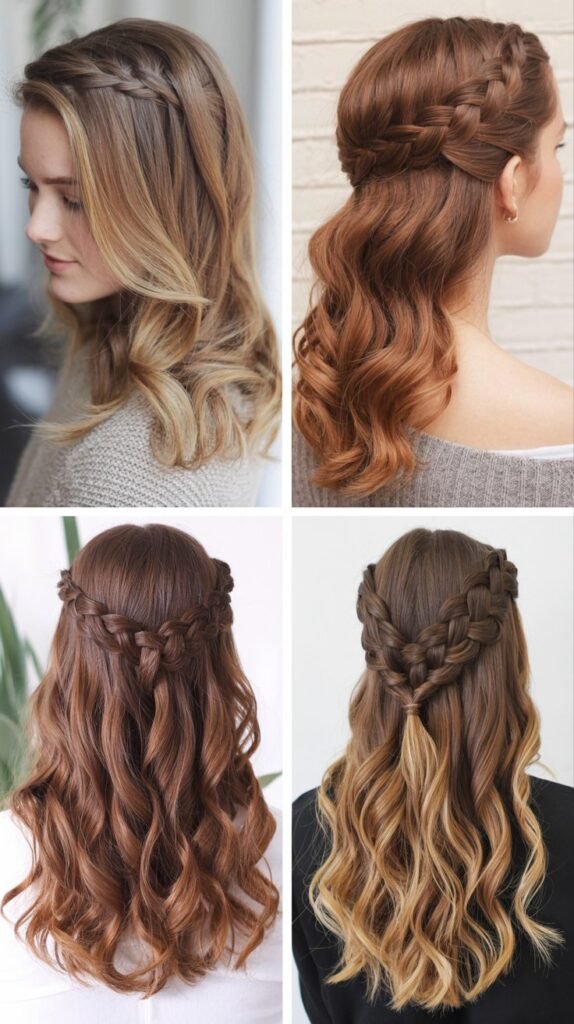 Waterfall Braid for Romantic Styling
