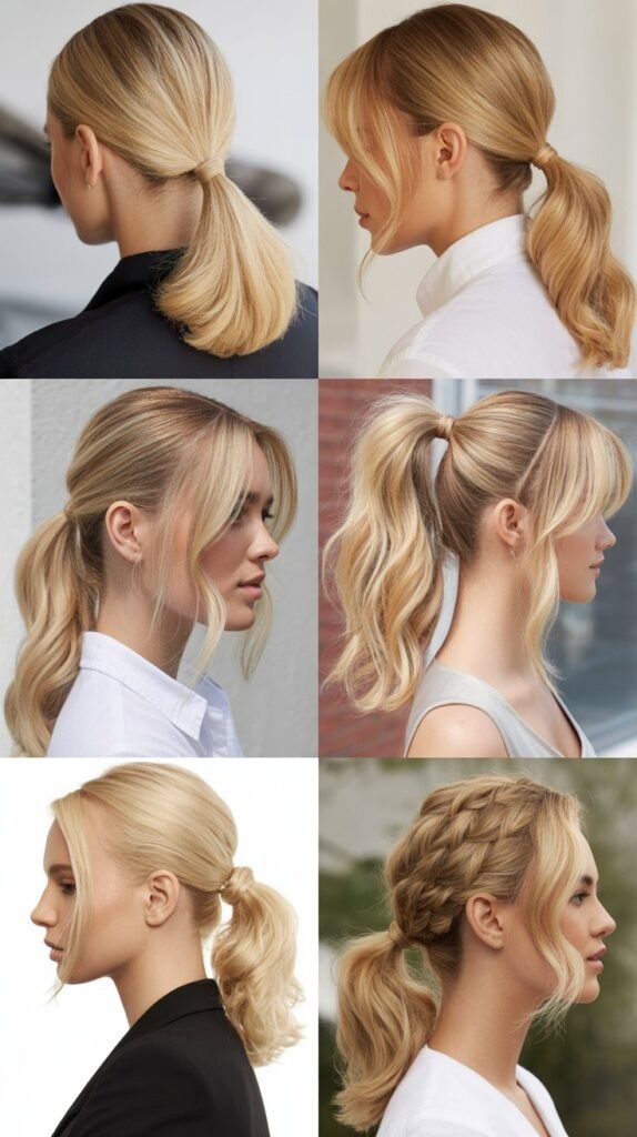 Blonde Ponytail: Effortless Polished Styling