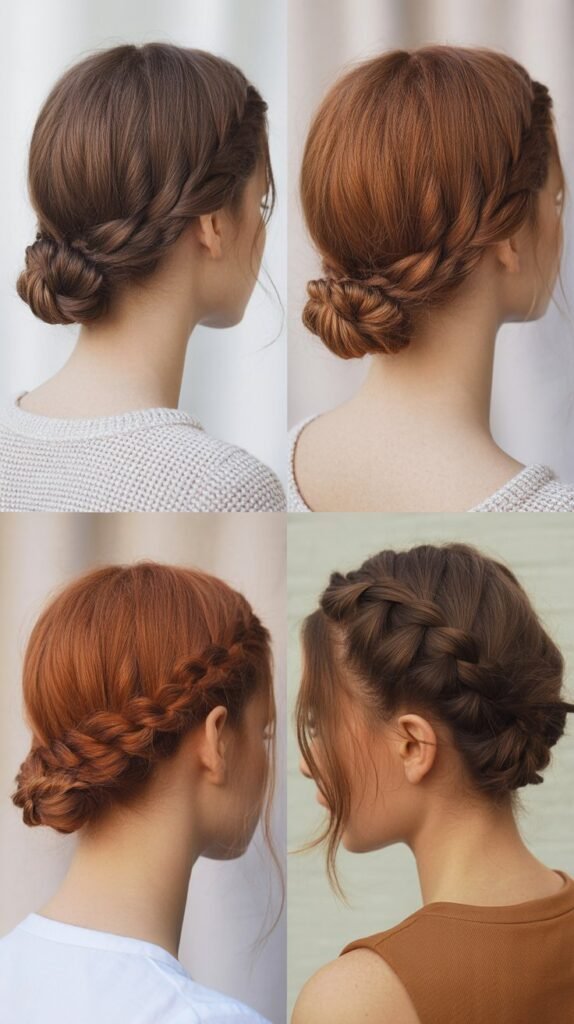The Low Braided Bun