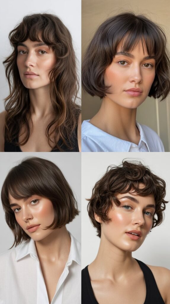  Wispy Bangs with Root Lift Technique
