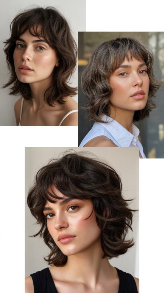  Wispy Bangs with Textured Shag