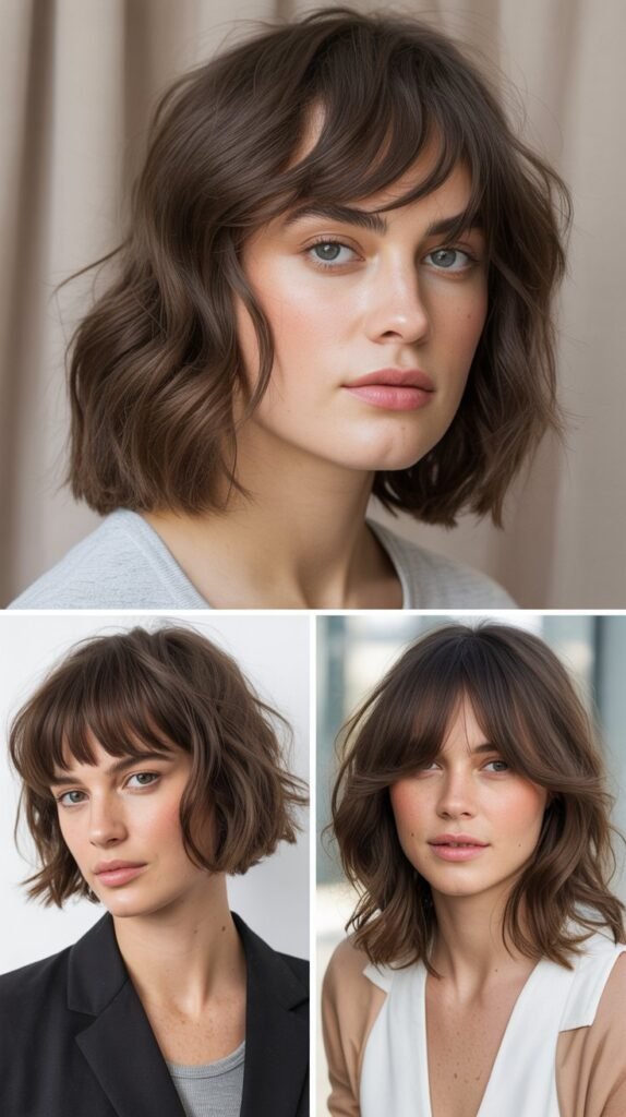 Choppy Shag with Soft Fringe