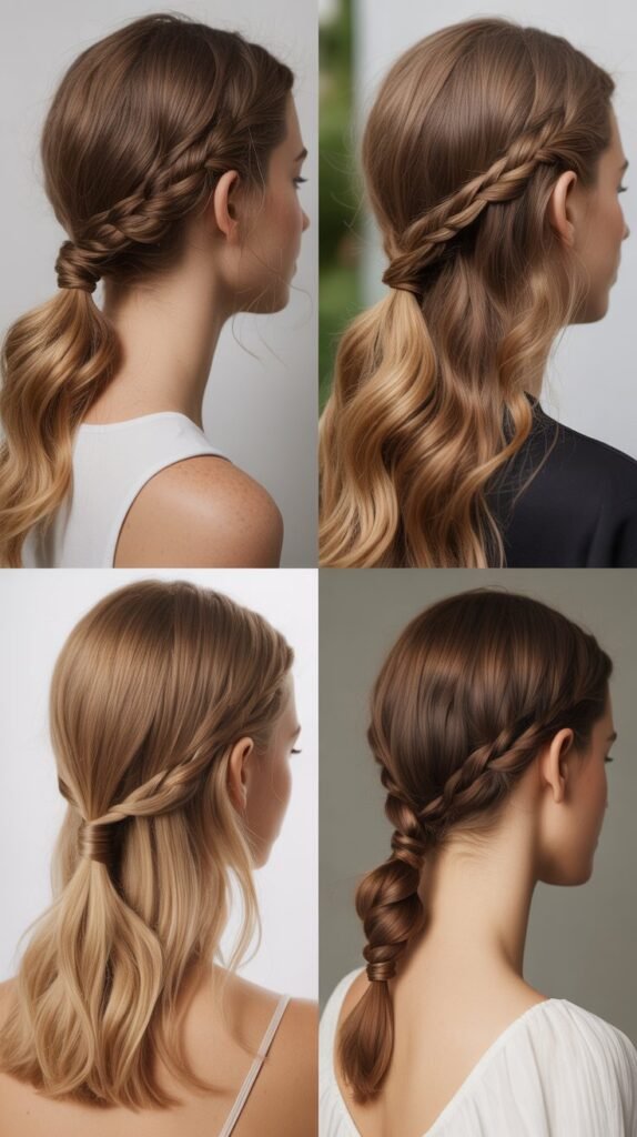 The Twisted Half-Up Style
