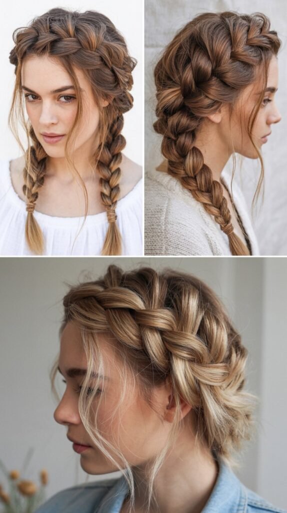  Dutch Braid with Volume Boost