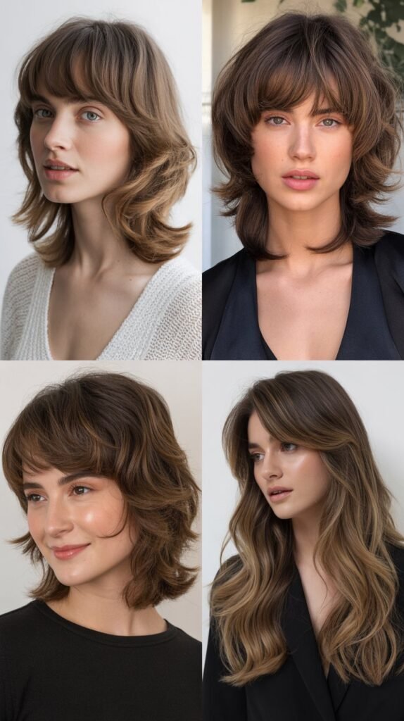  Graduated Bangs with Layered Ends