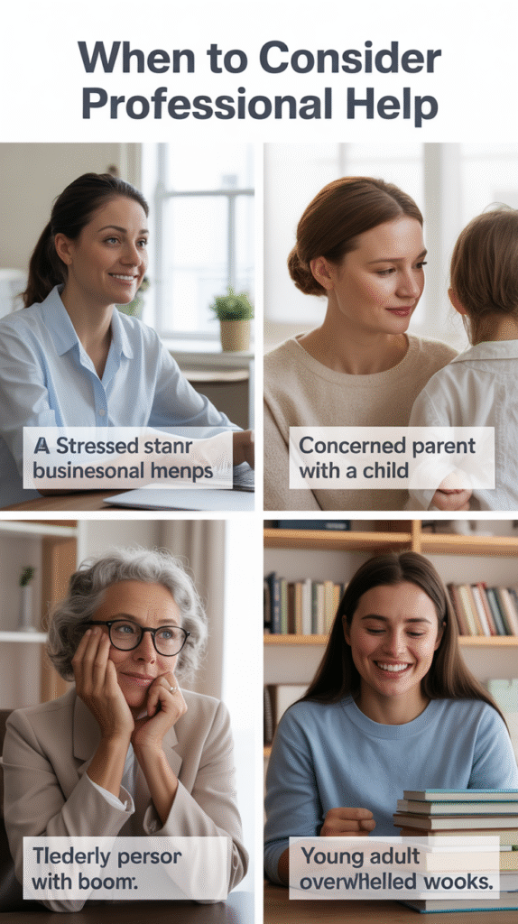  When to Consider Professional Help