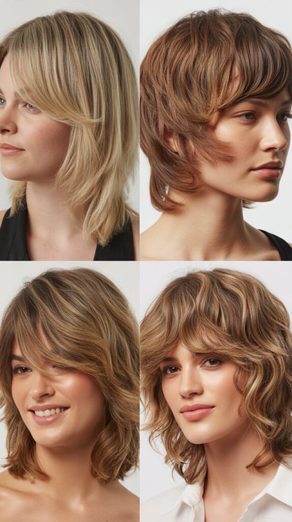  Classic Shaggy Wolf Cut with Face-Framing Layers