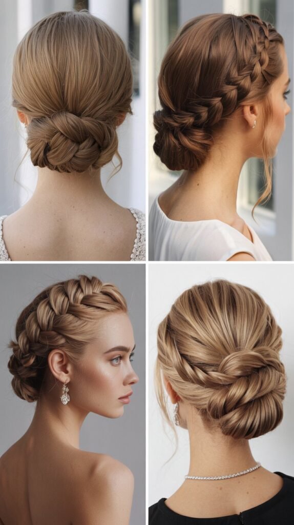 Braided Bun for Formal Events