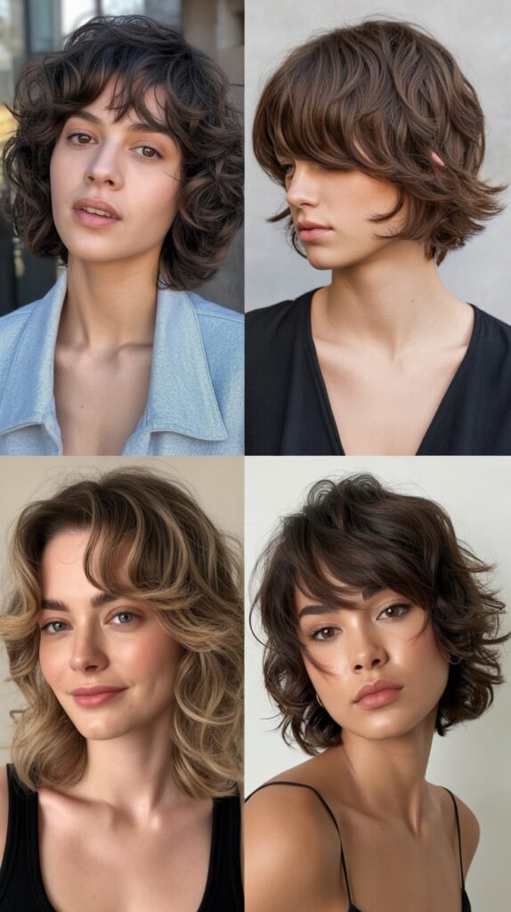 Shag with Wispy Side Bangs