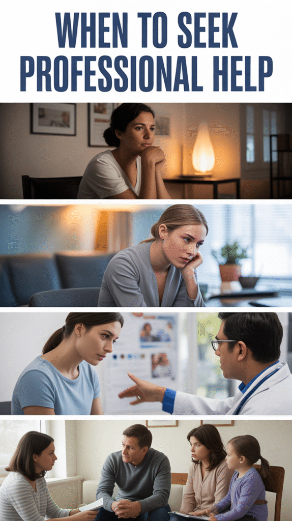 . When to Seek Professional Help