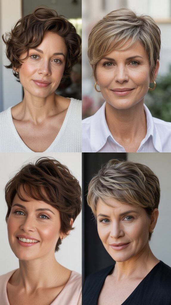 Textured Pixie Cut with Volume