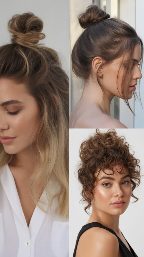 The Half-Up Top Knot