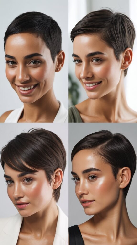 Sleek Pixie Cuts for Minimalist Sophistication