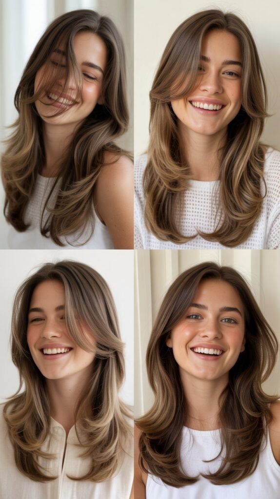 Layered Long Hair With Minimal Styling