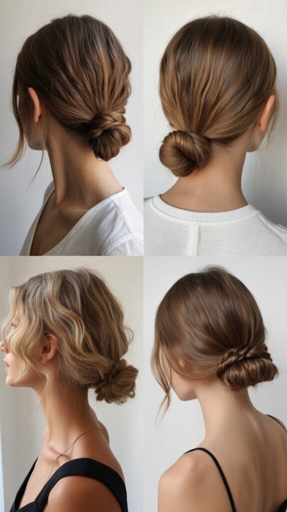 Twisted Low Bun