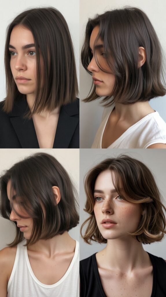 The Blunt Cut with Face-Framing Layers