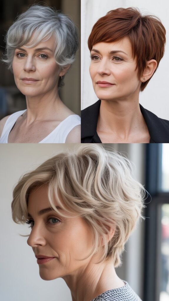 Boyish Crop with Feminine Styling