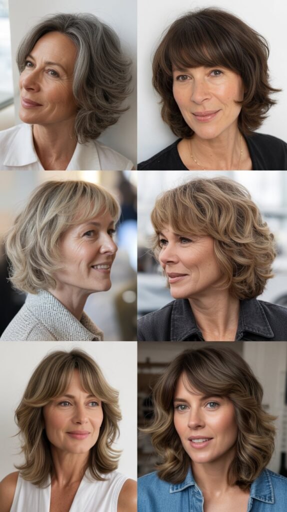  Midi Shag with Curtain Bangs