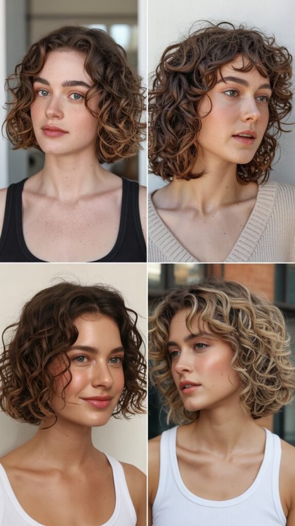  Wavy Curly Bob