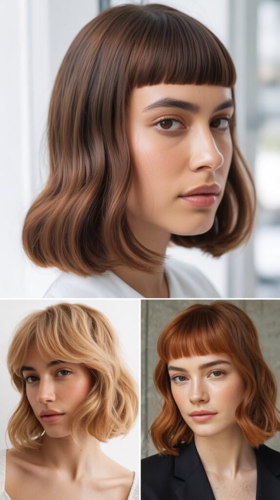 Long Bob with Micro Bangs