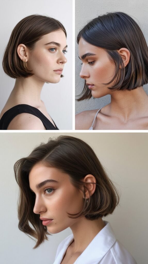  Sleek Bob with Tucked Ears